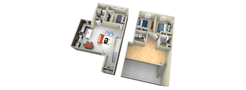 Revolution Mill Townhome A floorplan