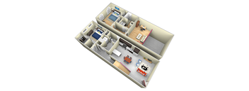 Revolution Mill Townhome B floorplan