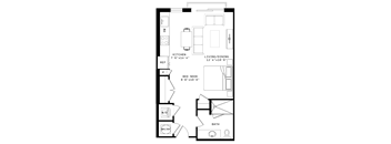Venable Studio Floorplan - Blackwell
