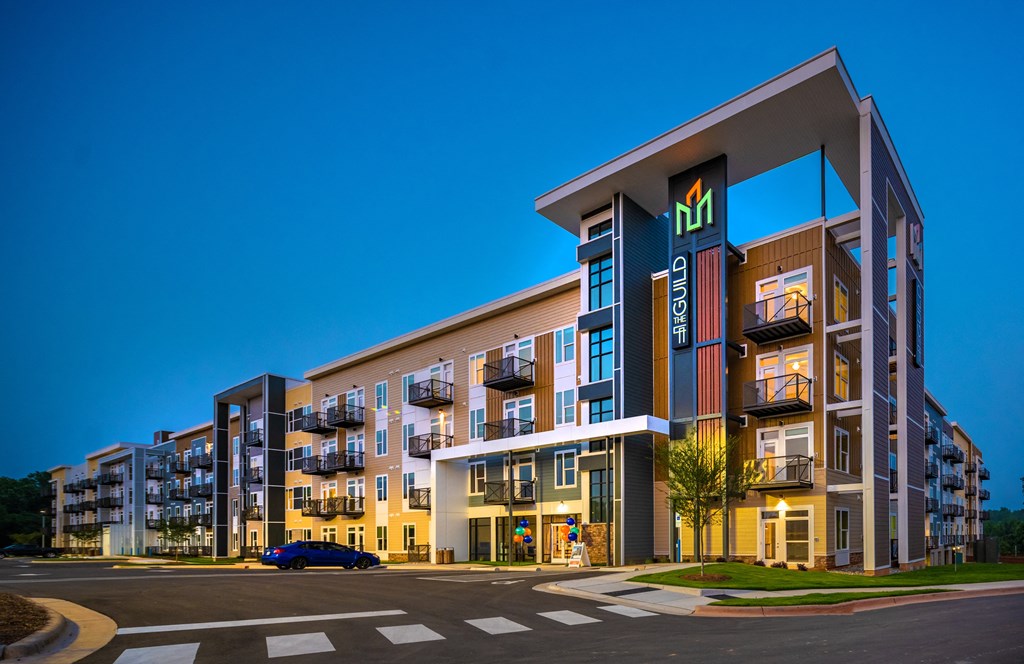 a building with a sign that says no