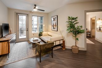 The Line two bedroom living room