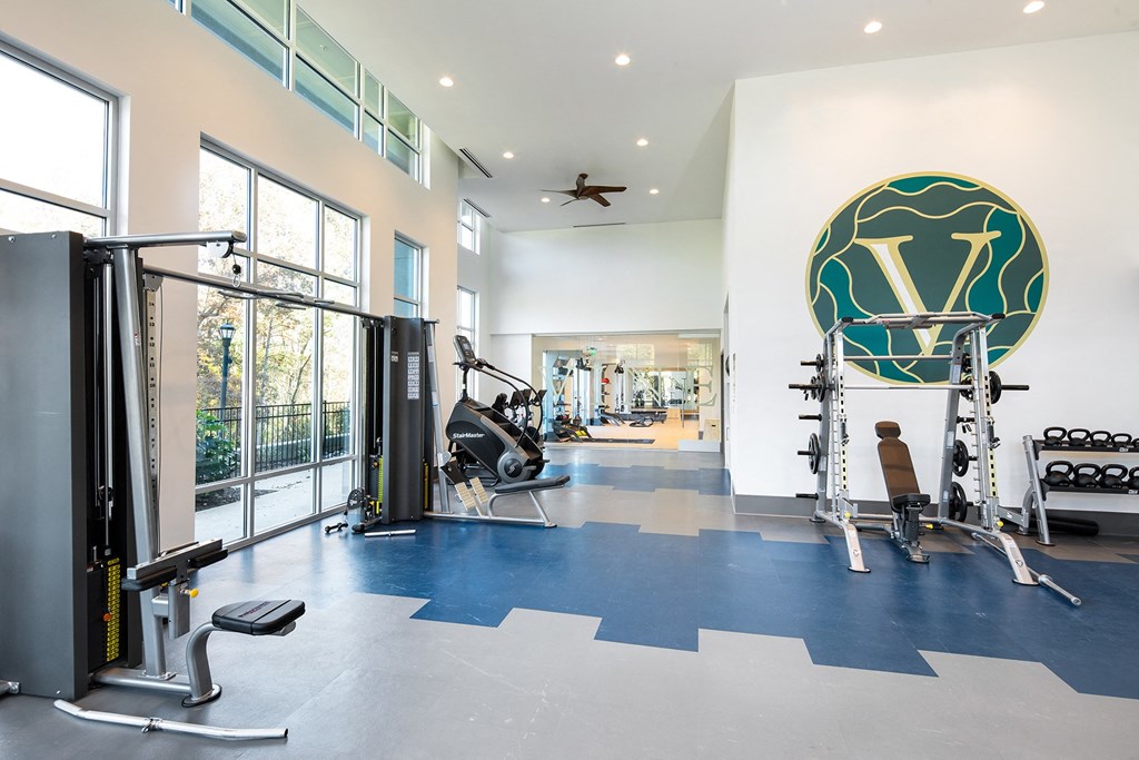 the gym at the m on hennepin apartments