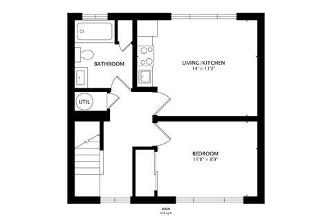 873 32nd St - 1br/1ba