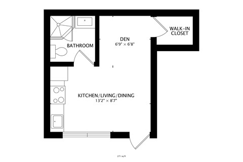 1722 27th Ave Studio Plan 2