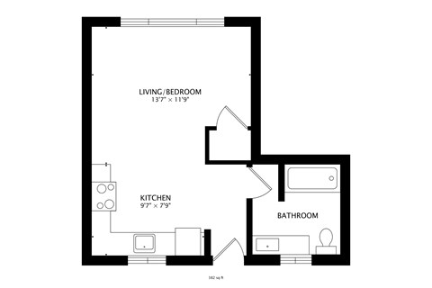 Niles Station Studio Fl Plan