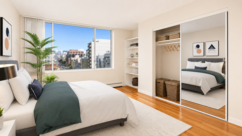 Spacious Closets