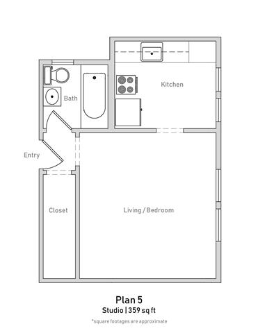 Studio - Plan 5