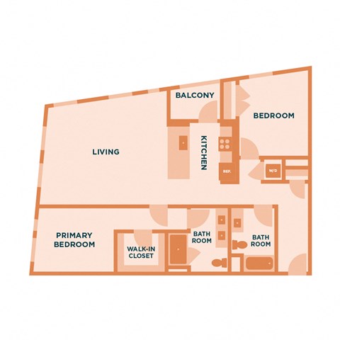 B4 floor plan, like floorplan image for B3 floor plan