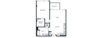 1J - 1 bed 1 bath