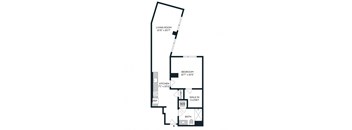 1N - 1 bed 1 bath