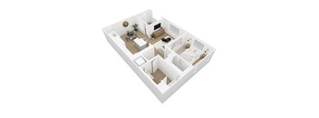 Stream Floor Plan Image - 1 Bed 1 Bath - 765 sqft