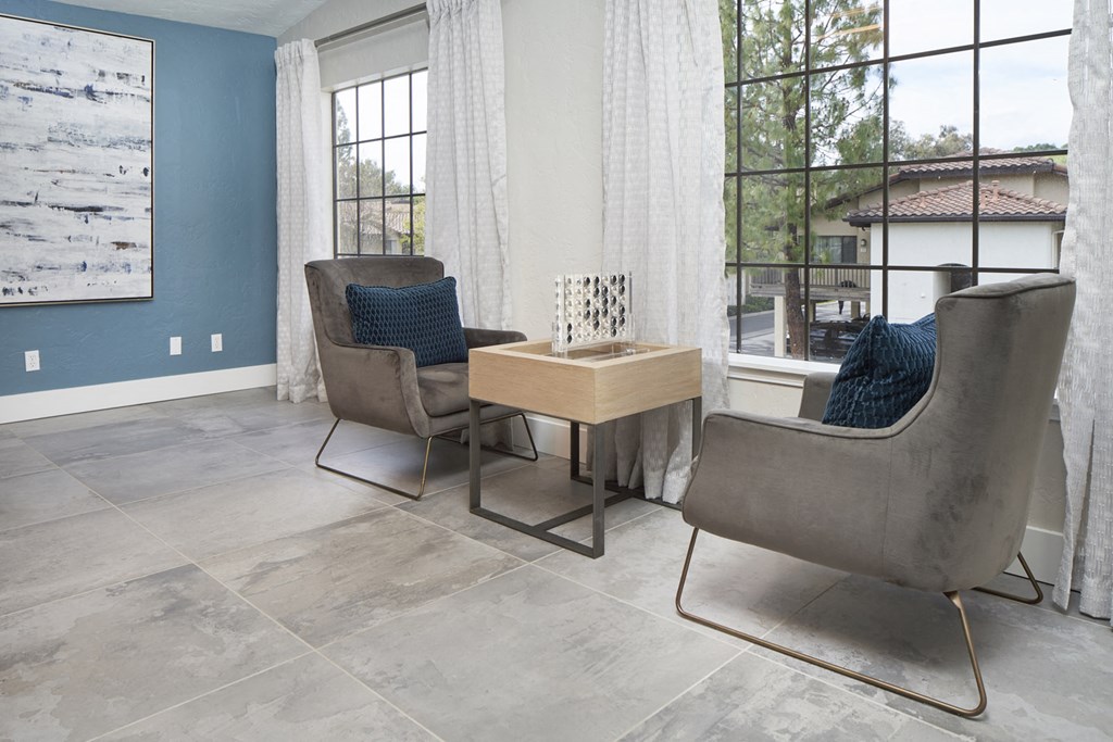 Desk and chair at The Knolls, Thousand Oaks, California
