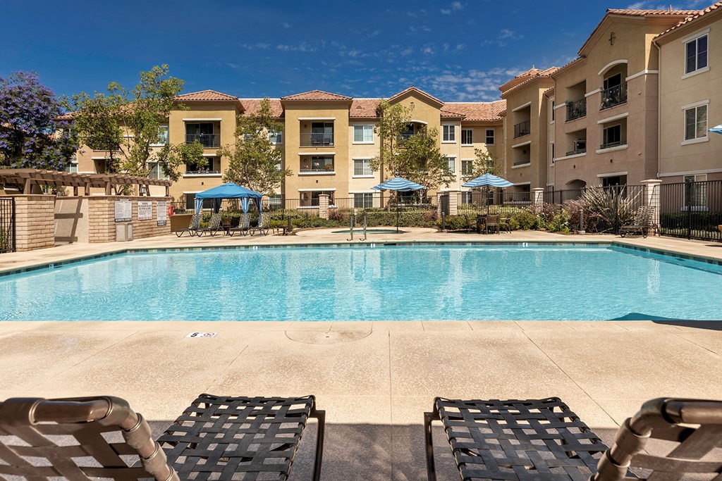 Senior Apartments Murrieta - Pool Area
