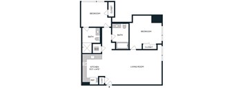2I - 2 bed 2 bath - 1062 sqft