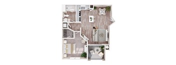 1 bed 1 bath at Missions at Chino Hills Apartments, Chino Hills, California