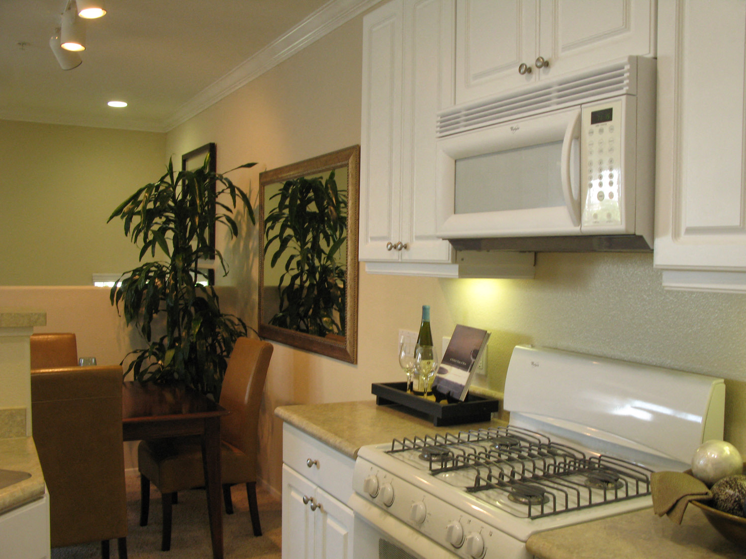 Kitchen and dining area