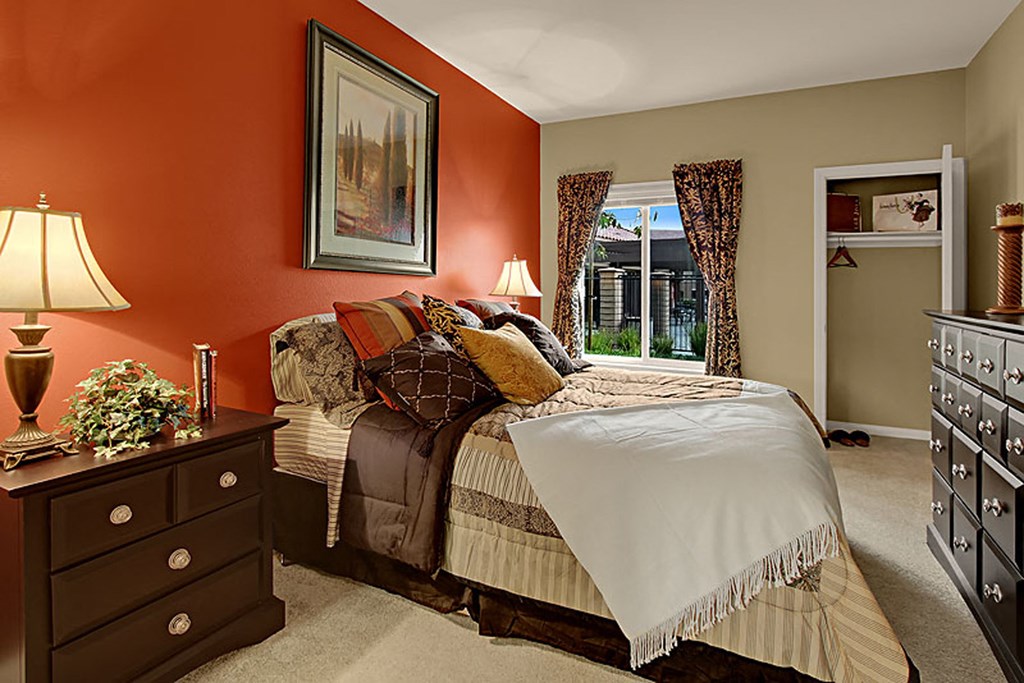 Apartment Master Bedroom Apartment Master Bedroom at 55+ FountainGlen Grand Isle, Murrieta, 92562