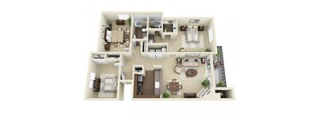 3 bed 2 bath 1130 sqft