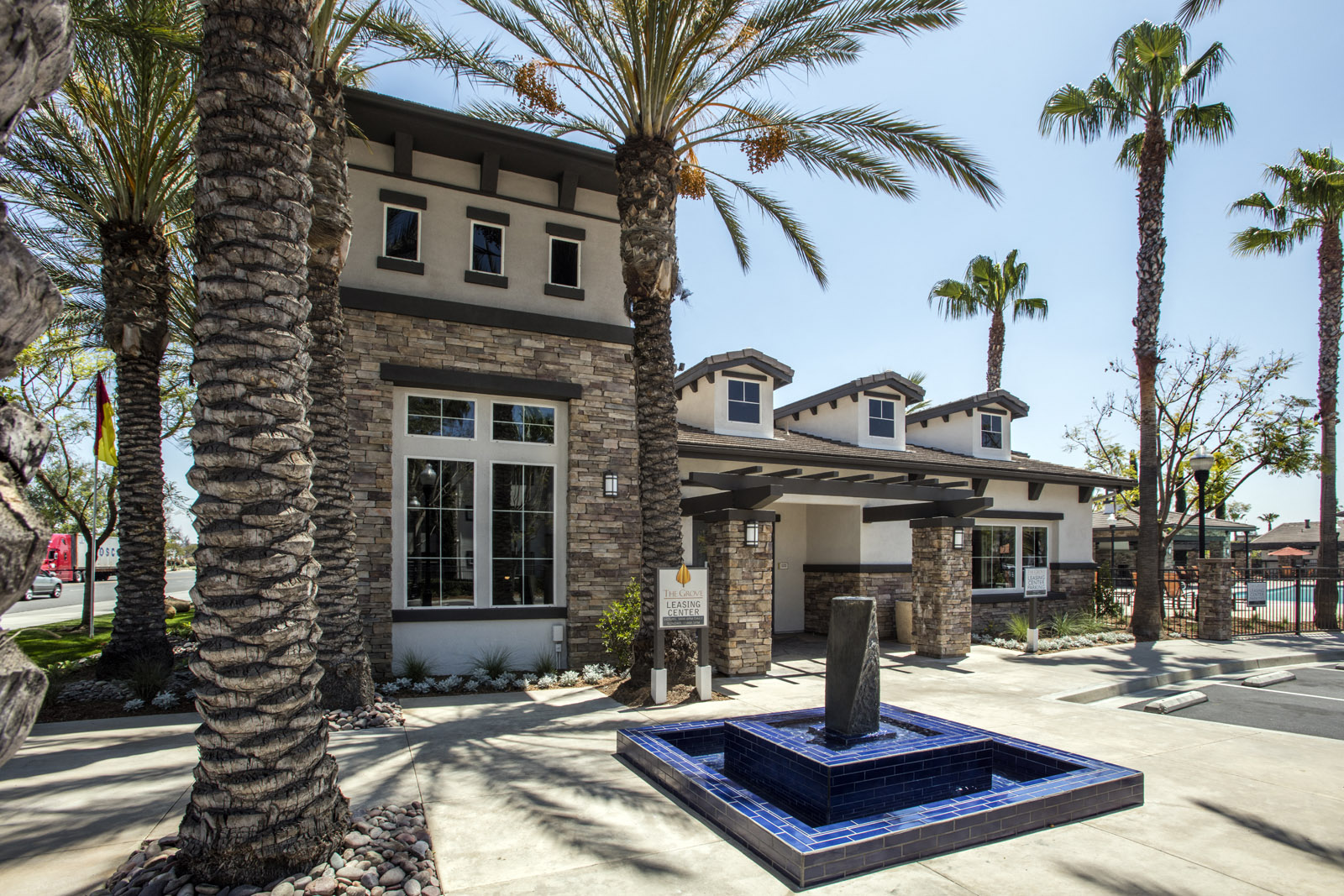 Exterior of leasing office