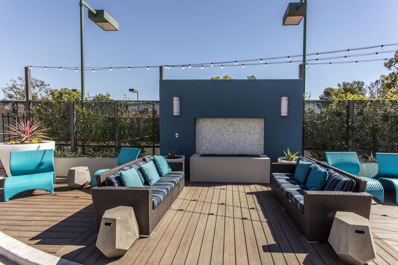 Outdoor seating area