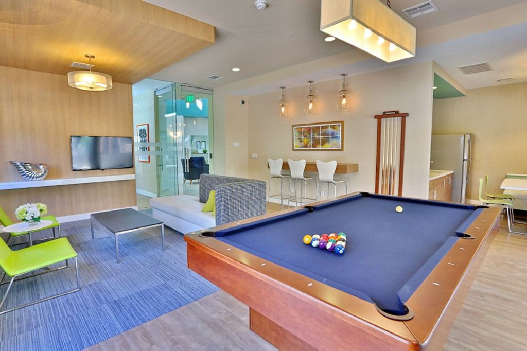 Clubhouse With Billiards Table Clubhouse With Billiards Table at Norwalk Metropointe, Norwalk, 90650