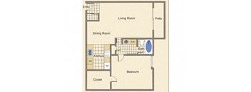 Shiraz 1 Bedroom 1 Bath 720 Square Feet