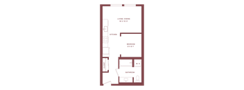 A1 - 1 bed 1 bath