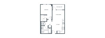 bedroom floor plan | apartments for rent in brookhaven ga | the mille brook