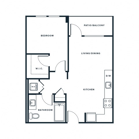 bedroom floor plan | apartments for rent in brookhaven ga | the mille brook