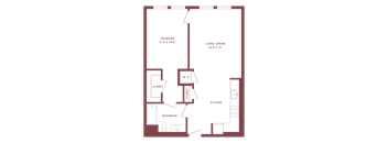 A12 - 1 bed 1 bath