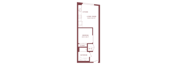 A3 - 1 bed 1 bath