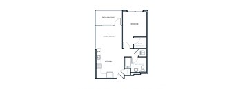 bedroom floor plan | apartments for rent in brookhaven ga | the mille brook