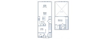 A4 1 bedroom with study