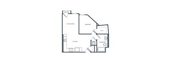 bedroom floor plan | the mille brookhaven apartment homes