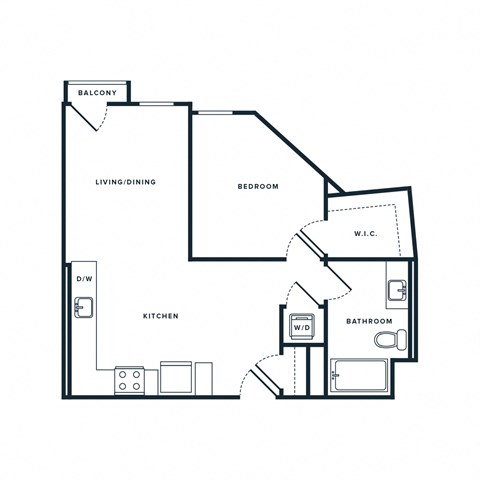 bedroom floor plan | the mille brookhaven apartment homes