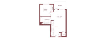 A6 - 1 bed 1 bath