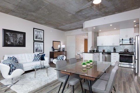 Interior at Aqua Via Apartments, Oakland