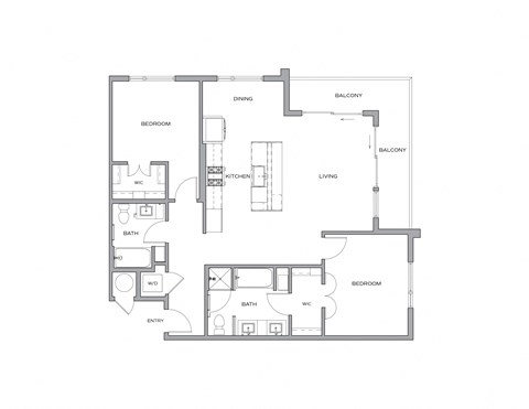 Amnis - 2 bed 2 bath - 1315 sqft