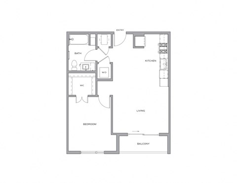 Adamas - 1 Bed 1 Bath - 791 sqft