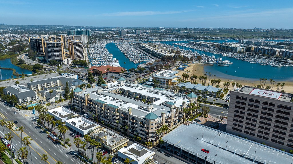 Aerial view of Marina Del Rey