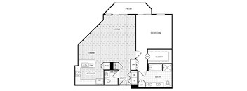 Bora Bora - 1 bed 1.5 bath - 1211 sqft