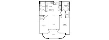 Mallorca - 2 bed 2 bath - 1388 sqft