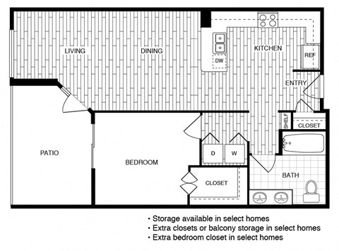 Santorini - 1 bed 1 bath - 936 sqft