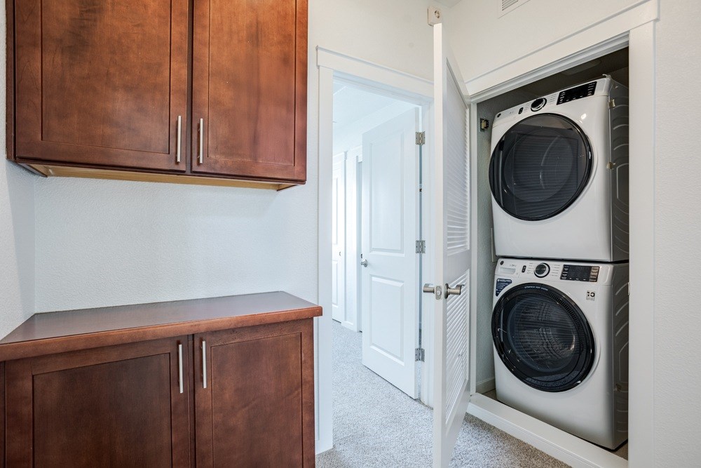 Two Bedroom Floor Plan Washer and Dryer