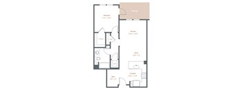 Alexan-Downtown-Danville-One-Bedroom-Floor-Plan-A10