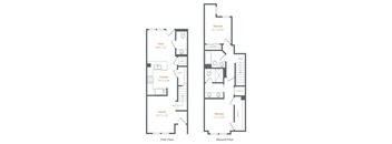 Alexan-Downtown-Danville-Two-Bedroom-Townhome-Floor-Plan-TH2