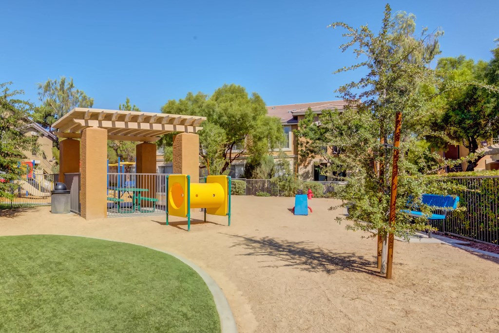 Outdoor kids play area