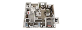 Madrid Premium - 2 bed 2 bath - 1219 square feet