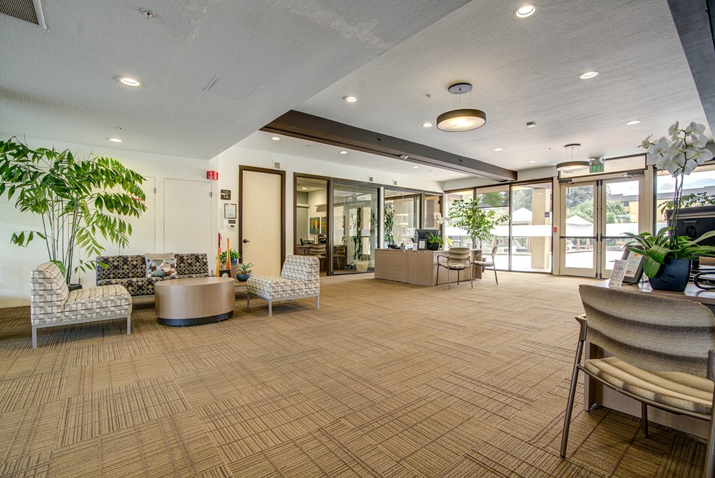 Leasing office at Americana Apartments, Mountain View, California