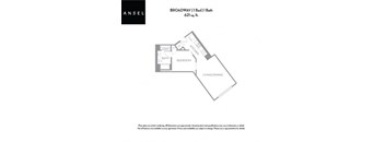 Broadway Floor Plan at Ansel, San Francisco, 94103